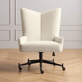 Trueliving High White Office Chair Executive H 41 x W 19 x D 20